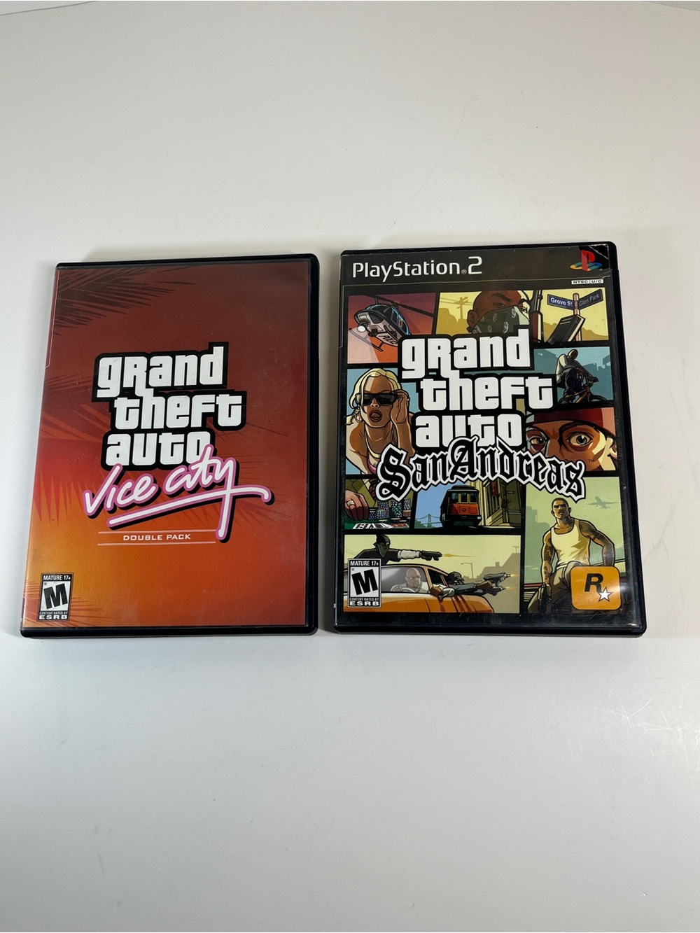 PlayStation 2 PS2 Sony GTA Game Lot Grand Theft Auto San Andreas Vice City Works